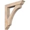 Ekena Millwork Legacy Traditional Smooth Bracket w/ Offset Brace, Douglas Fir, 7 1/2"W x 40"D x 44"H BKT0806X40X44LEC01SDF - alternate 1